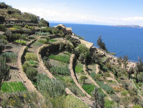 The terraces of Inti Wata, Bolivia