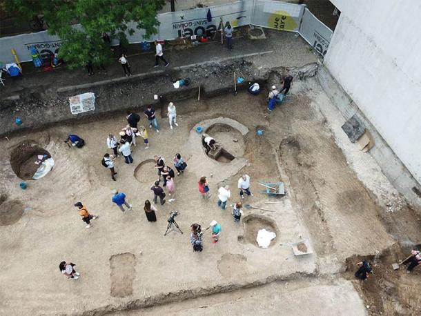 The site was found in land between two apartment blocks in Burgas. (RHM Burgas)