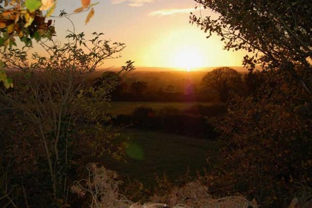 A view from the summit of Rathvilly moat. (© David Halpin)