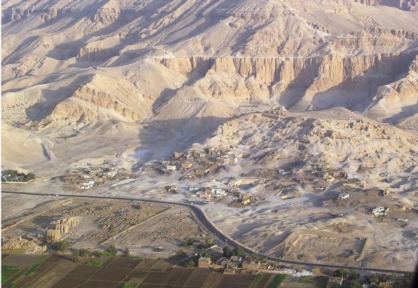 The newly-discovered tomb was found in the Valley of the Nobles