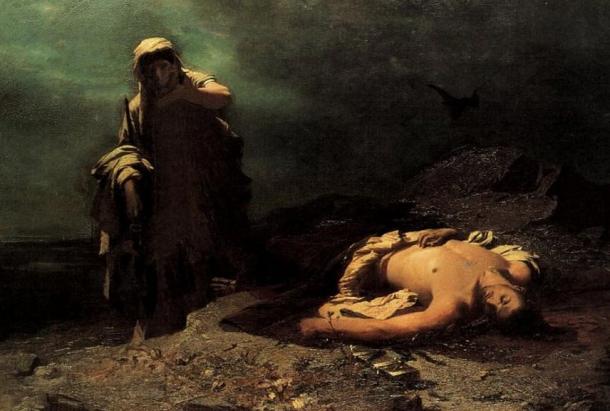 The Ancient Greeks created a new art form, the tragedy, of which Sophocles was a master. This painting is inspired by one of his famed characters, Antigone, and was created by Nikiforos Lytras in 1865