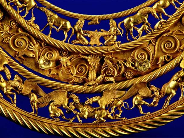 Ukraine’s treasures were brought home, artifacts of Scythian gold, dating back to the 4th century BC. (Free Art Licence)