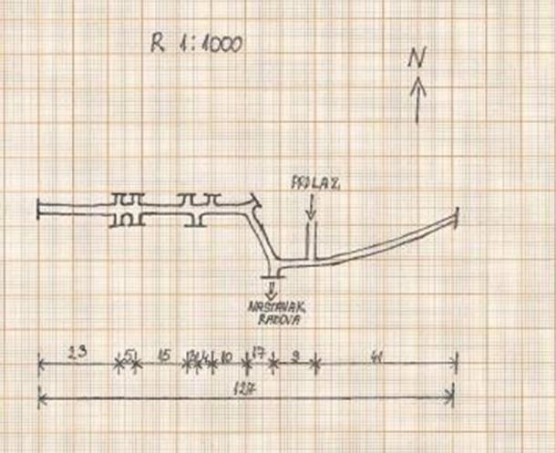 Map of the Tunnels of the Bosnian Pyramid