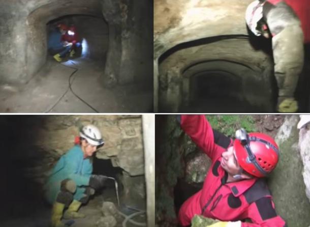Exploring the underground tunnels beneath the Hagia Sophia.