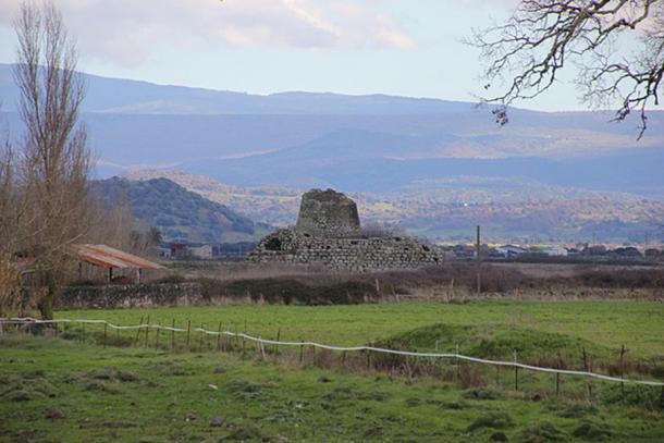 A view of the nuraghe Santu Antine.