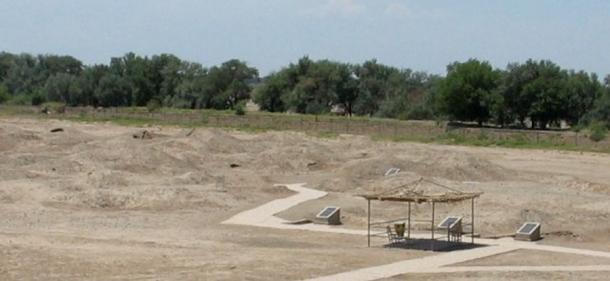 Vista de parte del cementerio de Astaná, 2007. (Dominio público)