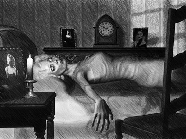 Illustration “Vigil” © Dustin Naef from book Mount Shasta’s Forgotten History & Legends (2016).