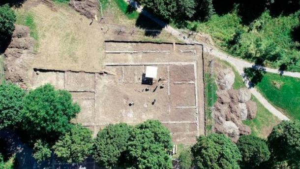 The villa was large, at least 800 square meters over two stories, and had screed floors, frescoed walls, and private hot baths, along with hypocaust heating under the floor. (Maria Kohle / Kulturamt Kempten)