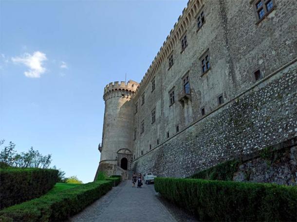 The walk up to the mighty Bracciano Castle, Bracciano, Italy. (Marcello Assandri)