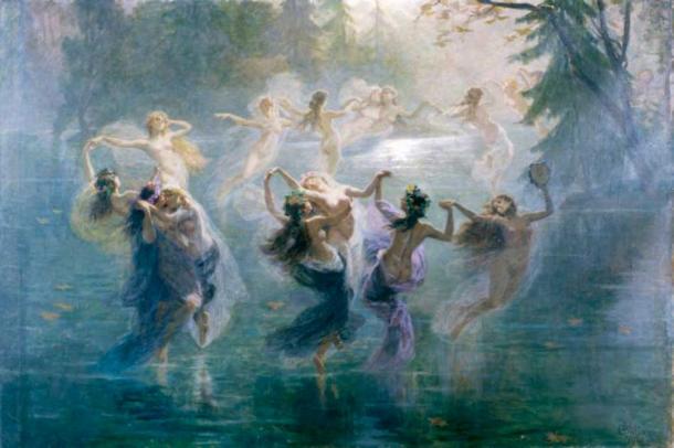 The wandering wilas as depicted by Giuliano Bartolomeo.(Fondazione Cariplo / CC BY-SA 3.0)