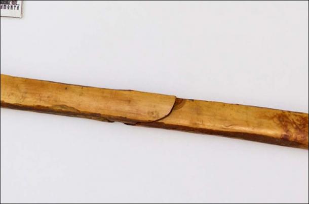 This weapon dated as 28,500 years old seems to have been a collapsible weapon for Arctic dwellers of the time. Pictures: Michil Yakovlev