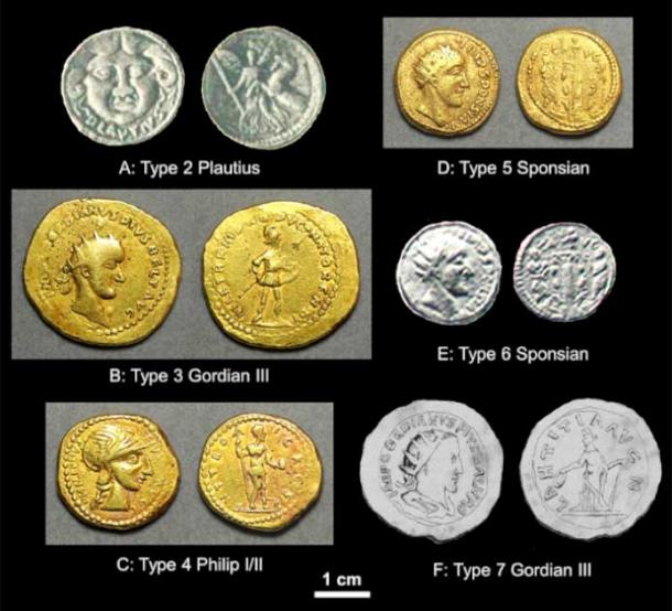 Monedas del conjunto más amplio y su tipología. (Pearson et al., 2022, PLOS ONE/CC-BY 4.0)