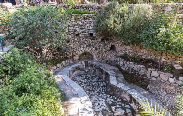 El lagar romano en la Tumba del Jardín Jerusalén, Israel (svarshik / Adobe Stock)