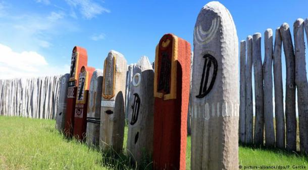 The wooden “German Stonehenge” at Pommelte has been reconstructed in wood after 4,300 years and is open to the public.