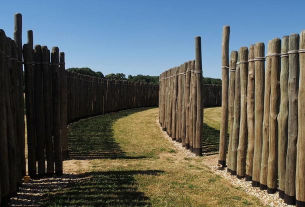 Reconstruction of the wooden rings at Goseck