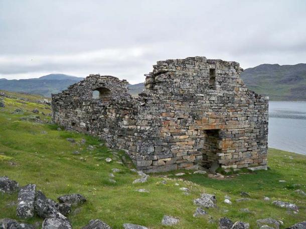 Los últimos registros escritos de los nórdicos groenlandeses provienen de una boda de 1408 en la iglesia de Hvalsey, que se muestra aquí. (Número 57 / CC0)