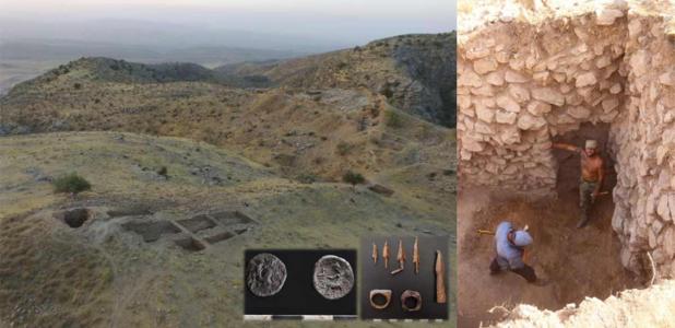 A view of the excavations of the main quadrangle of the Uzundara fortress in 2021.   Source: Institute of Archaeology RAS