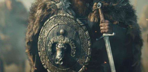 AI image of a Celtic warrior (Durotriges) with a shield emblazoned with a boar’s head and a sword at his side, standing tall and proud ready to defend his tribe. Source: Justlight/Adobe Stock