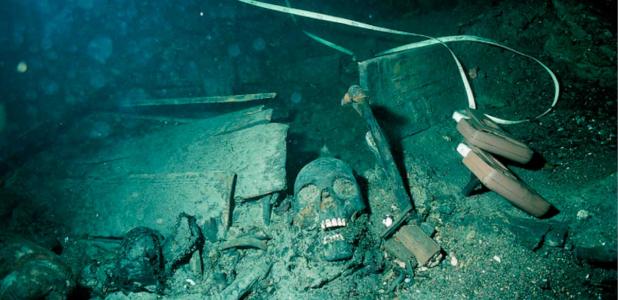 Underwater Kronan excavations that were one of the sources of ancient Scandinavian genes in the study. Source: Lars Einarsson/Cell Press