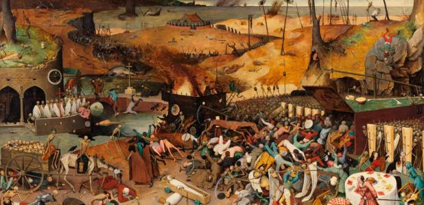 Massacres have been a near constant in human history. Pieter Bruegel the Elder painting The Triumph of Death, circa 1562. Source: Public Domain