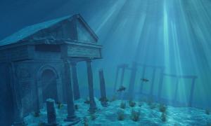 Artist’s representation of Atlantis.