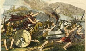 Boudicca led her people in a revolt against the Romans in Camulodunum, Londinium, and Verulamium.
