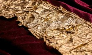 Top Image: The Bronze Age gold artifact found in a beet field in the Czech Republic. Source: Muzeum Bruntál