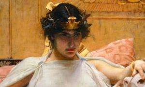 Cleopatra by John William Waterhouse. Source: Public domain