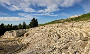 The Greek theatre of Syracuse, Sicily            Source: Marco Brivio / Adobe Stock