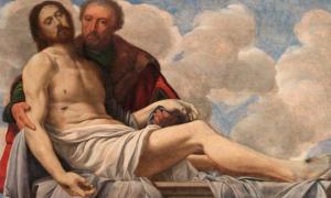 Giovanni Girolamo Savoldo – Christ with Joseph of Arimathea Source: Public Domain
