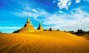 The ruins of Khara Khoto in the Gobi Desert. Source: Wirestock /Adobe Stock