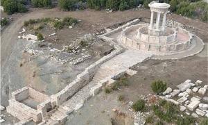 The restored fountain at the Kibrya archaeological site in Turkey.      Source: Mehmet Akif Ersoy University