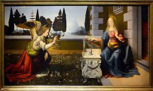The Annunciation by Leonardo da Vinci	