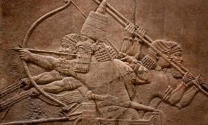 Mesopotamian relief of Assyrian warriors. Credit: kmiragaya / Adobe Stock