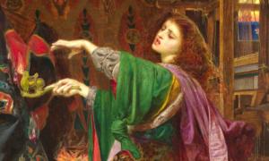 Morgan Le Fay by Frederick Sandys