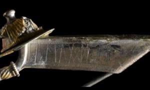 The brooch found at Værløse Airfield has been inscribed with Norse runes and the ancient sun symbol, the swastika, which the Nazis used to further their horrifying ideology.    