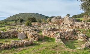 A view of Nuragic complex of Palmavera