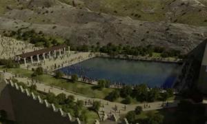 A CGI representation of the Pool of Siloam as it once would have been. Source: Israel Antiquities Authority Screenshot