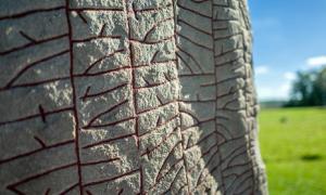 Written in stone by Vikings – the Rok runestone from the 9th century features the longest known runic inscription and is considered the first piece of Swedish literature. Credit: rolf_52 / Adobe Stock