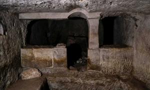 Interior of the tomb purported to be that of Holly Salome in Israel.	Source: Israeli Antiquities Authority