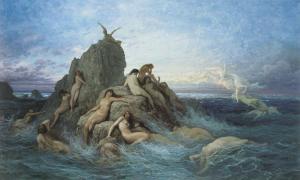 Oceanides, Gustave Dore (1860-1869).