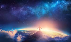 Man looking out to the cosmos. Credit: Kevin Carden / Adobe Stock