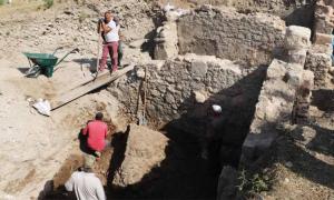Excavations at the first known Christian church at Antakya, Turkey.   Source: Anadolu Agency