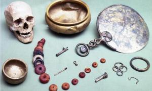 A group of iron-age treasures buried around AD 50 along with their owner, housed in the City Museum and Art Gallery, Gloucester