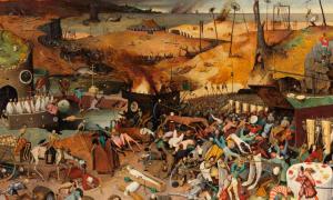 Massacres have been a near constant in human history. Pieter Bruegel the Elder painting The Triumph of Death, circa 1562. Source: Public Domain