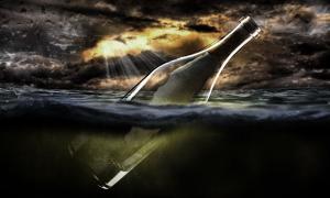 Message in an old bottle