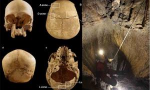 Severed Head of Stone Age Women Found Lodged in Rocks of Italian Cave