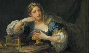 Sigismunda Mourning Over the Heart of Guiscardo by William Hogarth (1759).  Source: Tate/ CC BY NC-ND 3.0