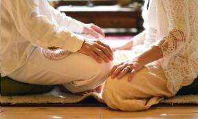 A couple engaged in a tantric meditation.	Source: Cubodeluz/Adobe Stock This article 