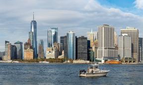  Lower Manhattan as seen from Governor’s Island.